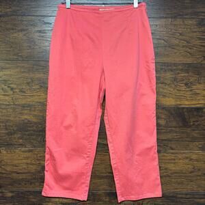St. John's Bay Women's Capris - Straight High Rise, Pink - 30x23" Size 12